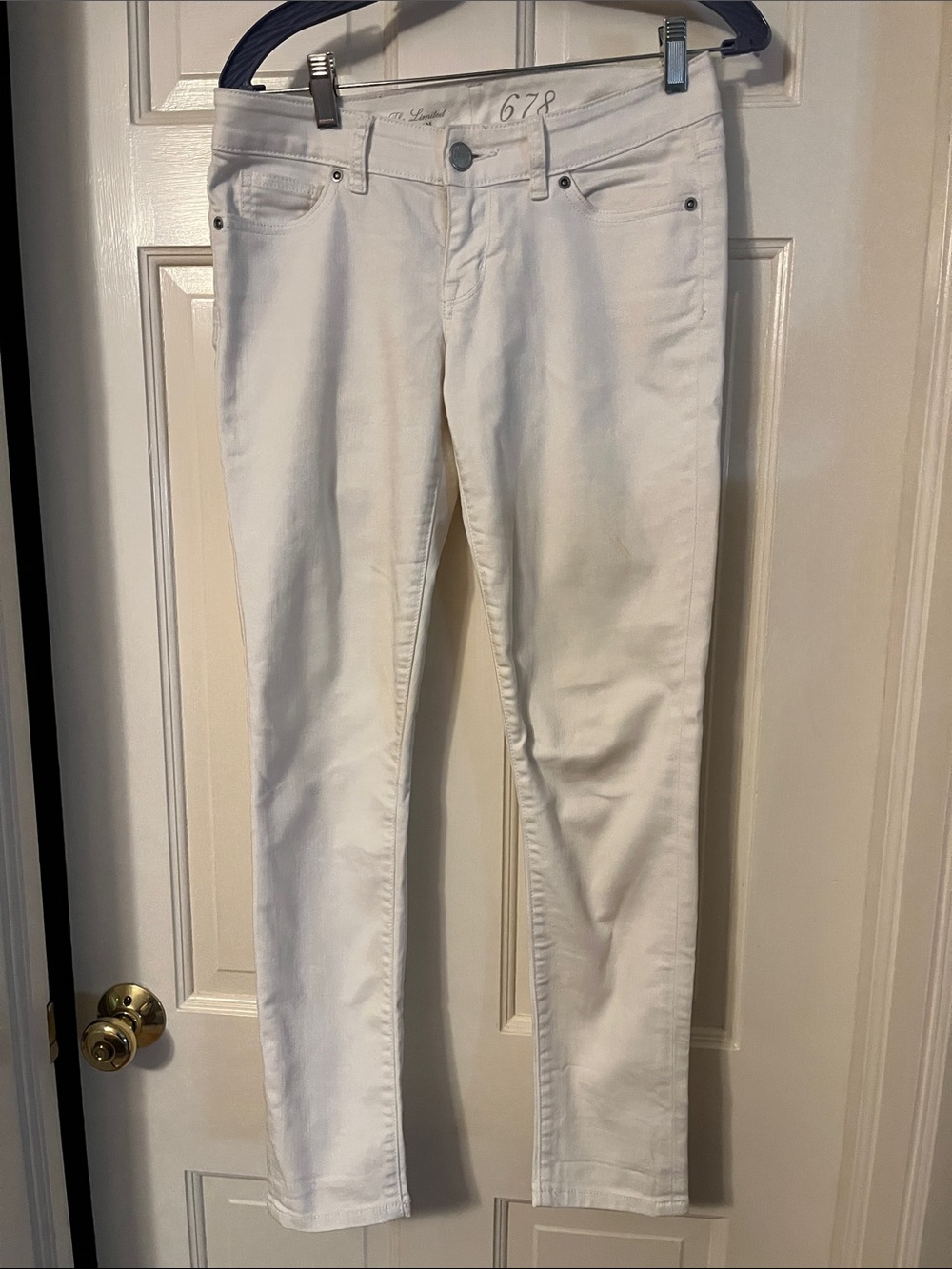 The Limited White Skinny Jeans